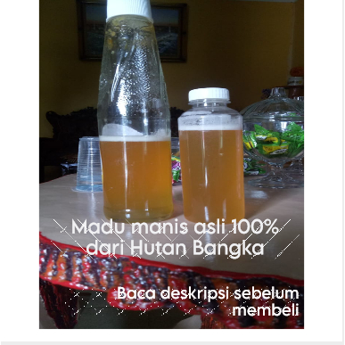 

Madu Murni Manis Asli 100% dari hutan Bangka 650gr