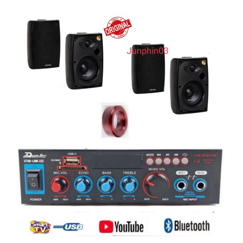 paket sound system Speaker 4titik BMB sound Cafe Restoran