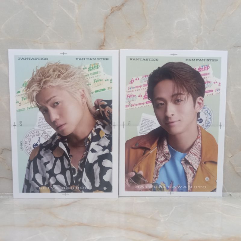OFFICIAL FANTASTICS FROM EXILE TRIBE PHOTOCARD FAN FAN STEP