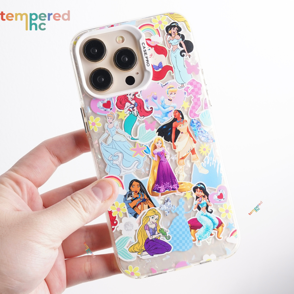 NEW !! PREMIUM Cartoon Princess Case Iphone ( Iphone 11 - 14 pro max )