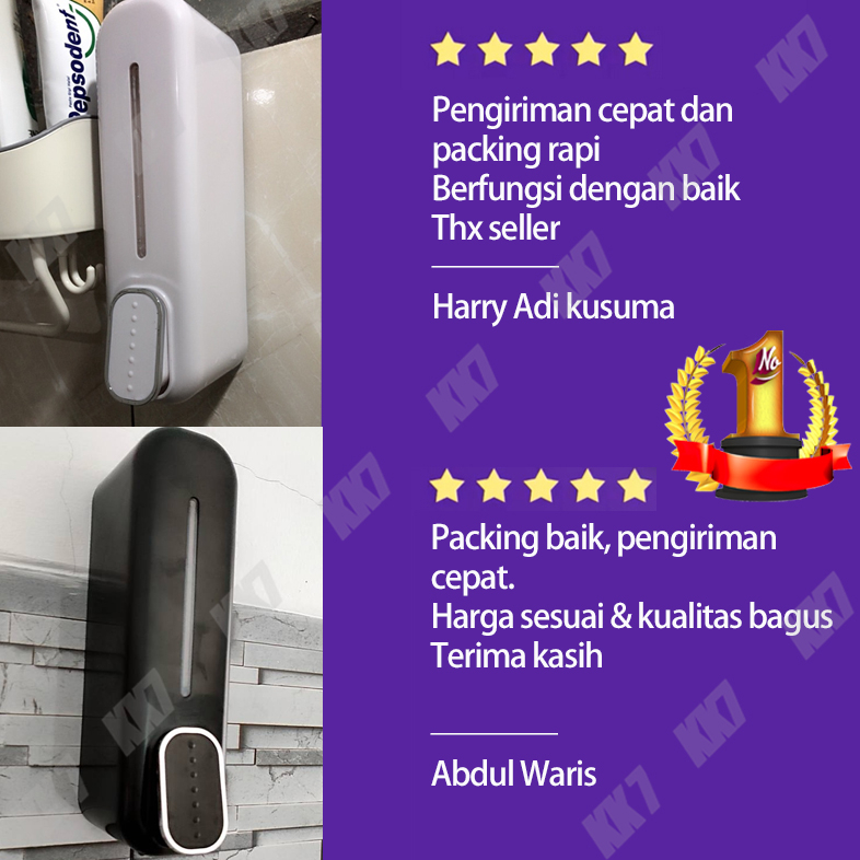 Tempat Sabun Cair New Model / Liquid Soap Dispenser Single 350ML