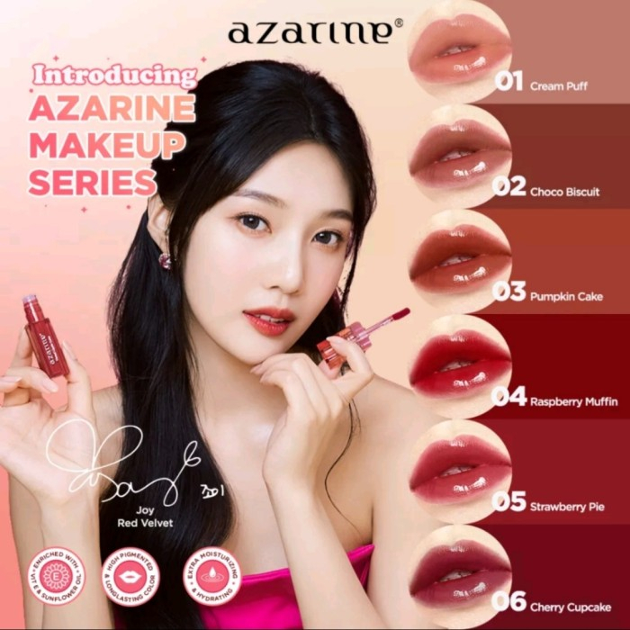 LIPTINT AZARINE LIPPIE TINTED CAKE - LIPSTICK GLOSSY STAIN AZARINE LIP