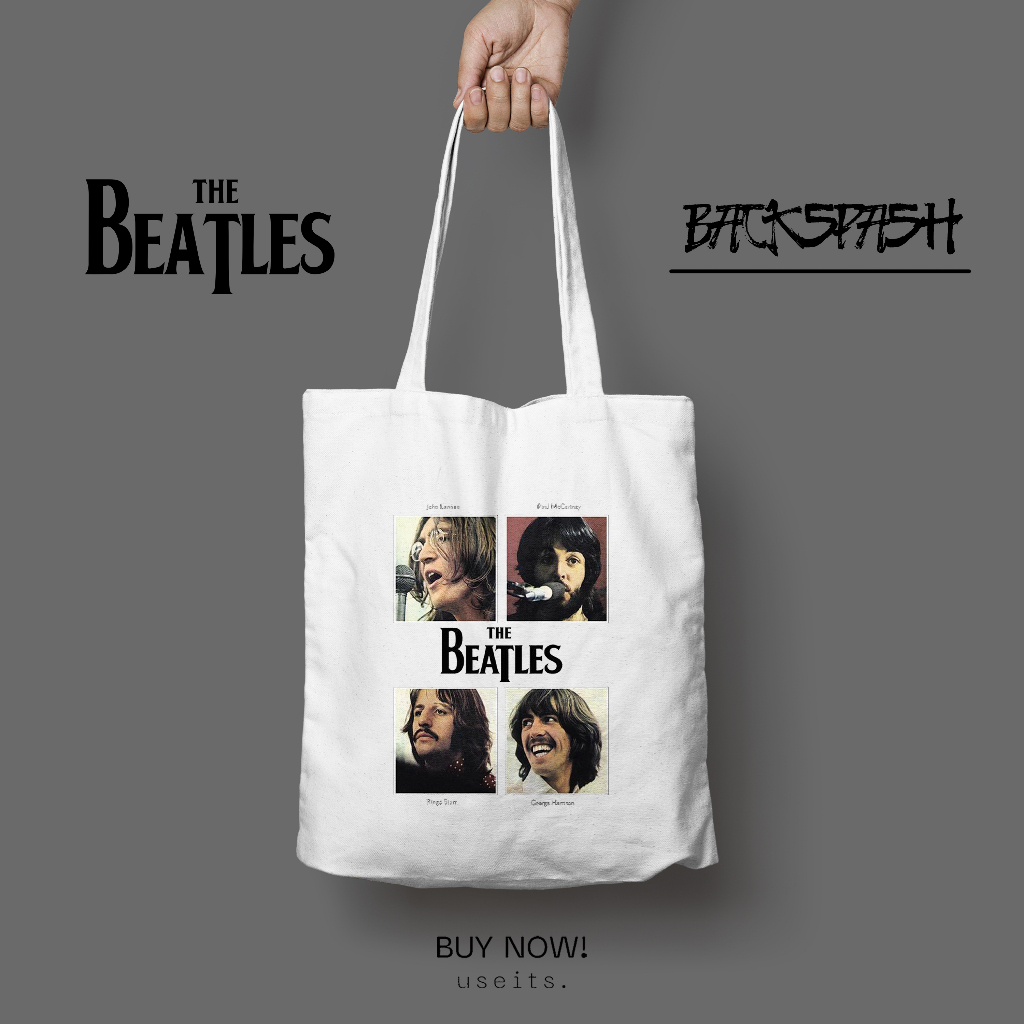 Totebag Band The Beatles Pria Wanita - THE BEATLES
