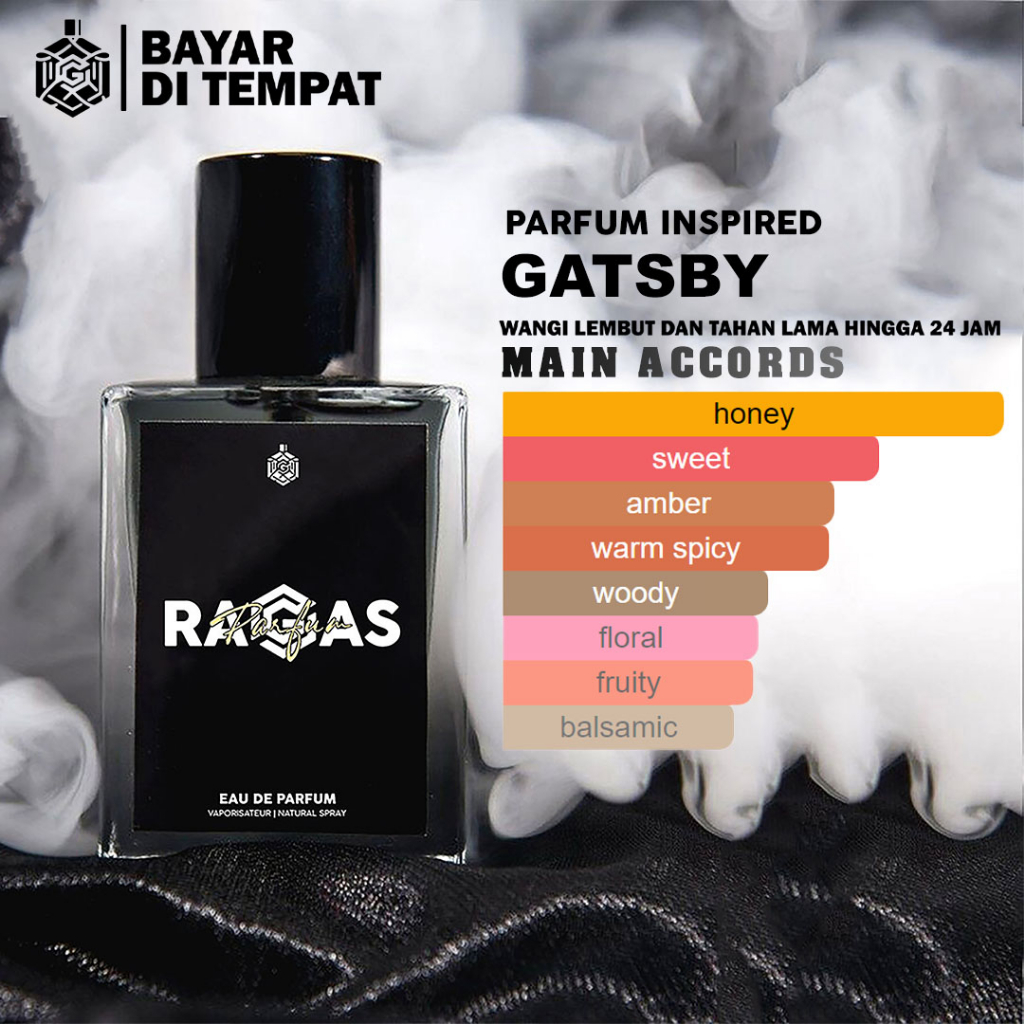 RAGAS PARFUM | PARFUM GATSBY | PARFUM PRIA - MINYAK WANGI PRIA - PARFUM COWOK - FAARFUM PRIA - PARFU