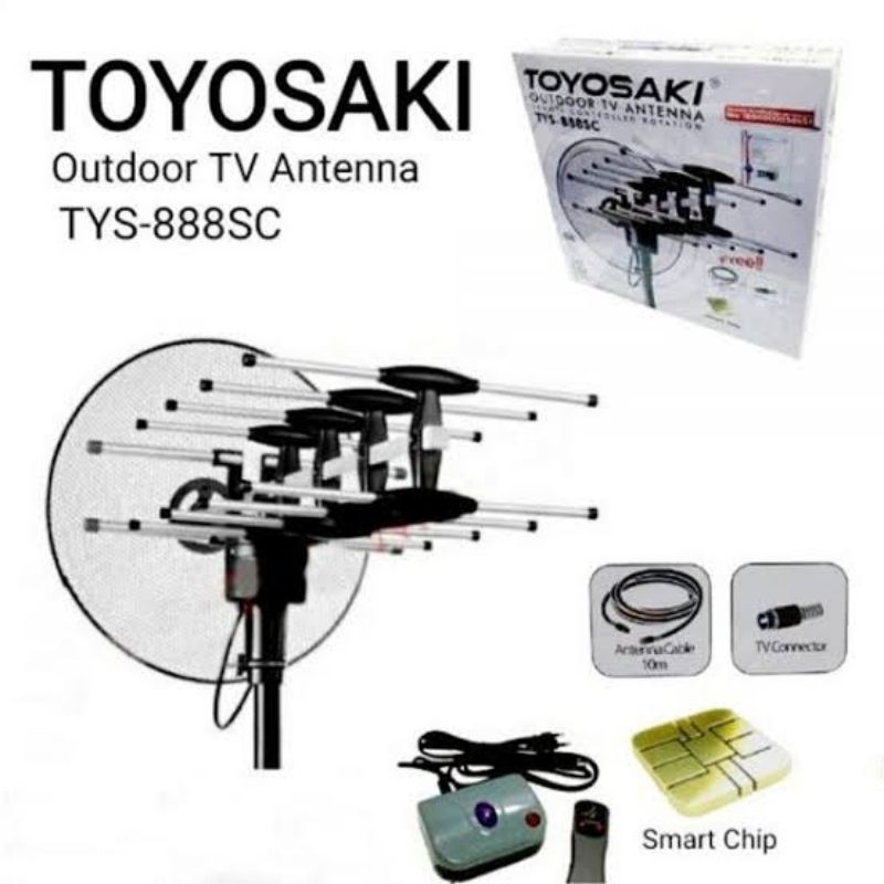 Antena TV Luar TOYOSAKI TYS 888 SC Outdoor Antenna  Digital