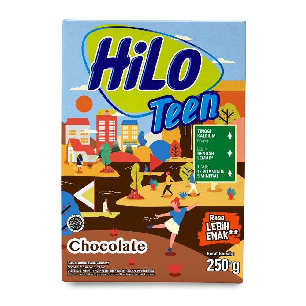 

HI-LO TEEN CHOC 250GR