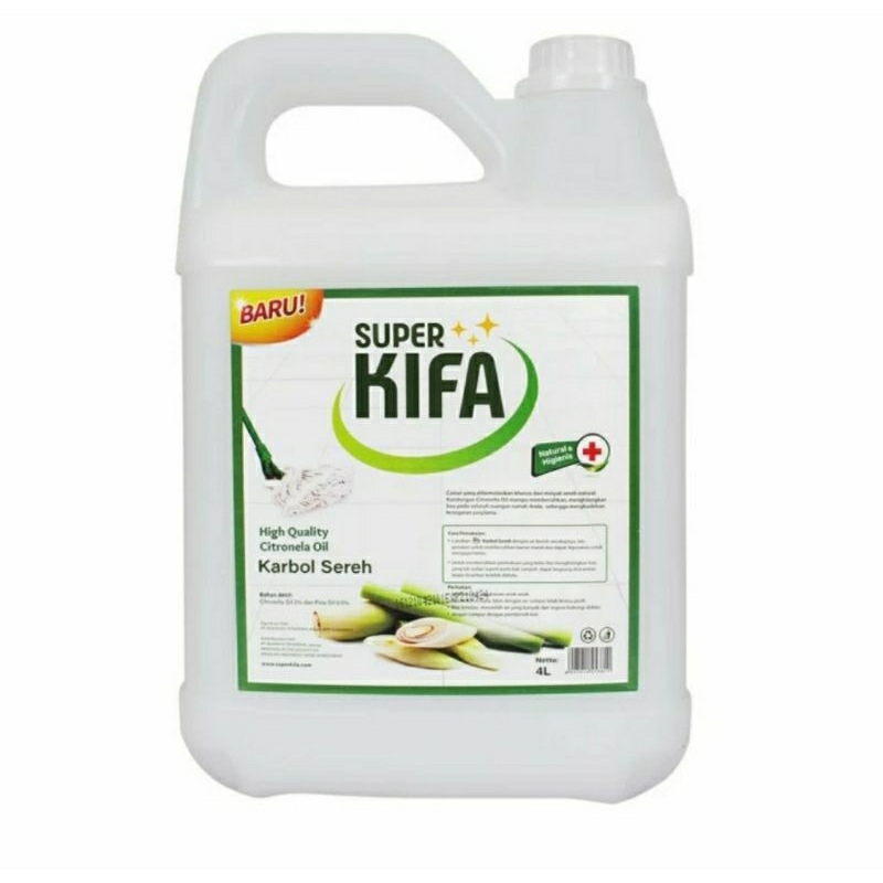 Super Kifa Karbol Lantai Sereh 4L Jerigen