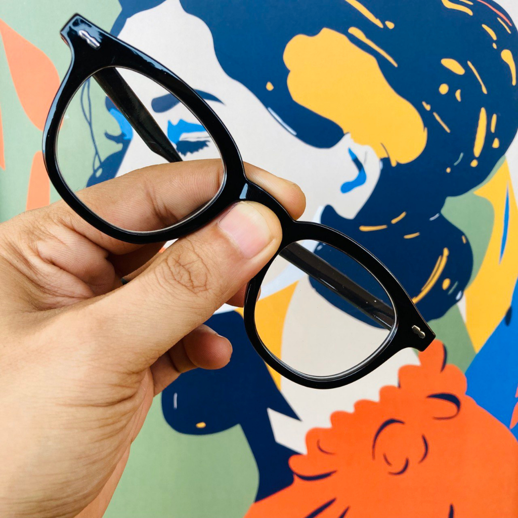 KACAMATA KATARSIS - BLACK CLEAR GLOSSY