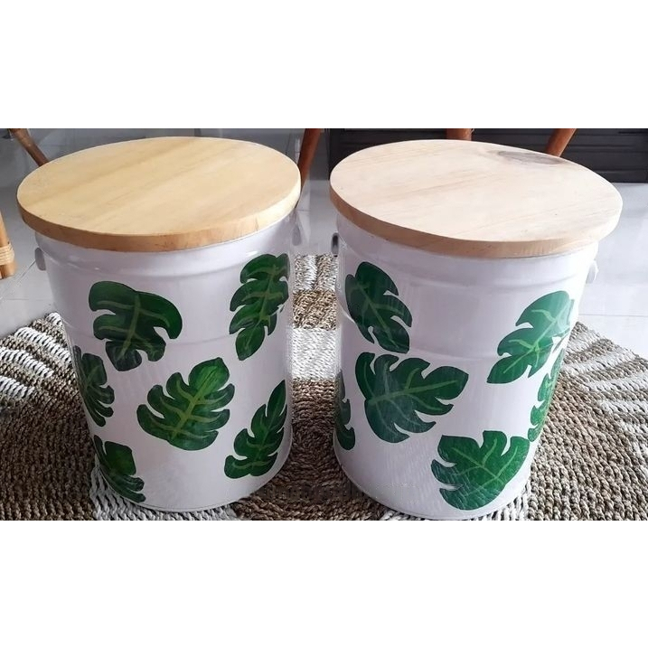 STOOL TONG LUKIS MURAH | STOOL STORAGE | KURSI TONG LUKIS