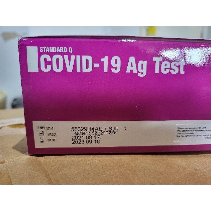 BIOSENSOR FASTCLEAR SWAB ANTIGEN ISI 25 PCS ALAT TES COVID ORIGINAL