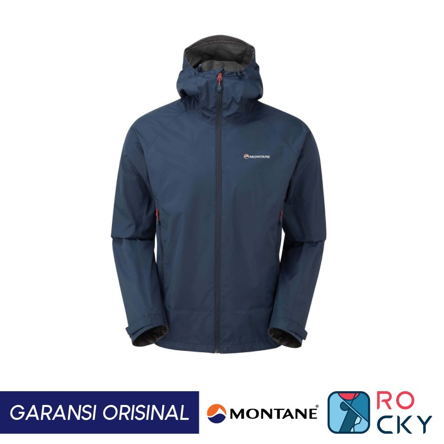 Jaket Montane Atomic Waterproof Jacket Men Color Narwhal Blue