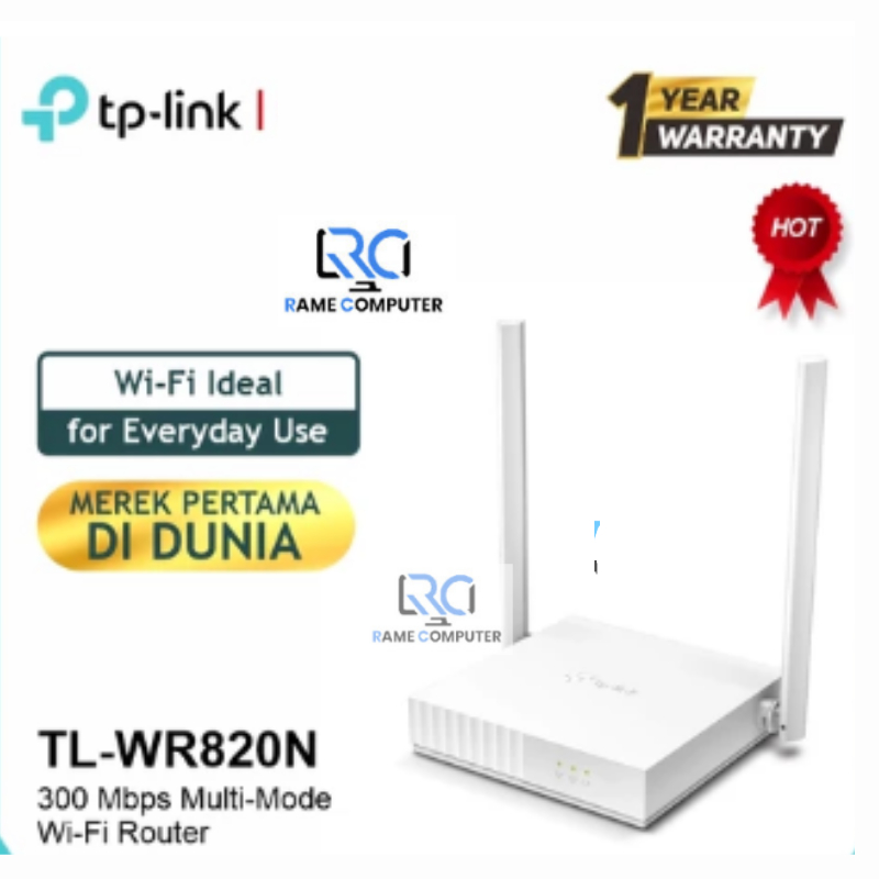 TP-LINK TL-WR820N 300MBPS WIRELESS ROUTER WIFI