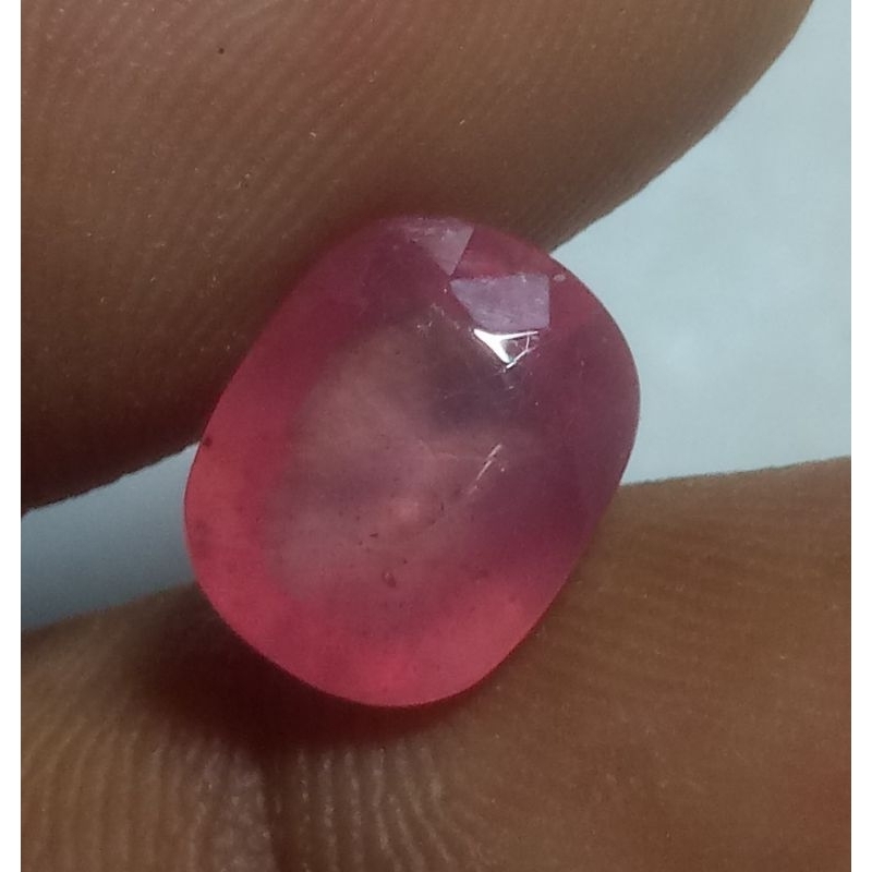 6 Carats Natural Pinkys Red Ruby Asli Alam Rubi Africa Batu Mirah Koleksi Batu Mulia Permata Akik As