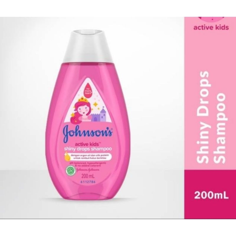 JOHNSON'S ACTIVE KIDS SHINY DROPS SHAMPOO  / Conditioner 200ML