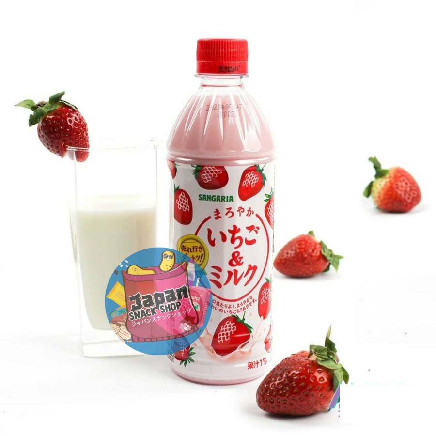 

Sangaria Strawberry Milk & Drink 500ml / susu jepang / minuman jepang / susu impor / susu rasa buah