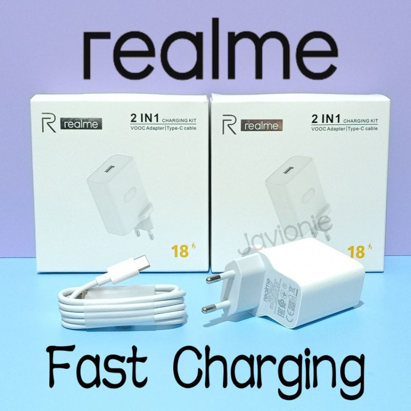 Charger Cas Carger Casan Realme C17 C25 C25S C35 Original Fast Charging 18w tipe TYPE C