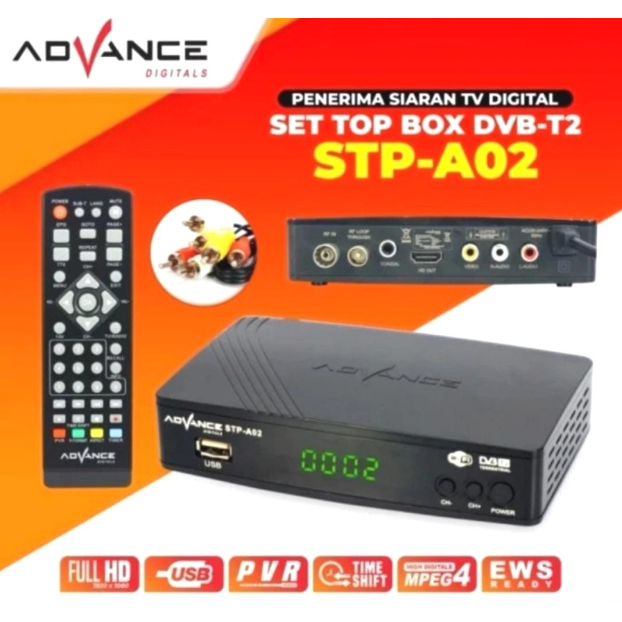 Set Top box (STB) STB / receiver tv digital Advance + ANTENA WIFI