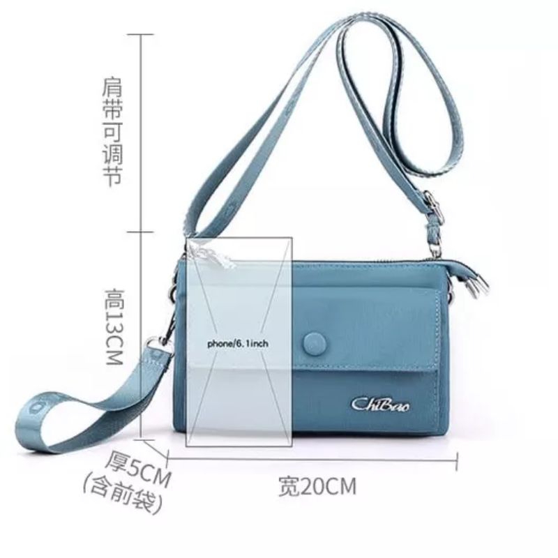 ORIGINAL Tas Selempang Chibao Wanita Import KOREA Elegan Design Terbaru