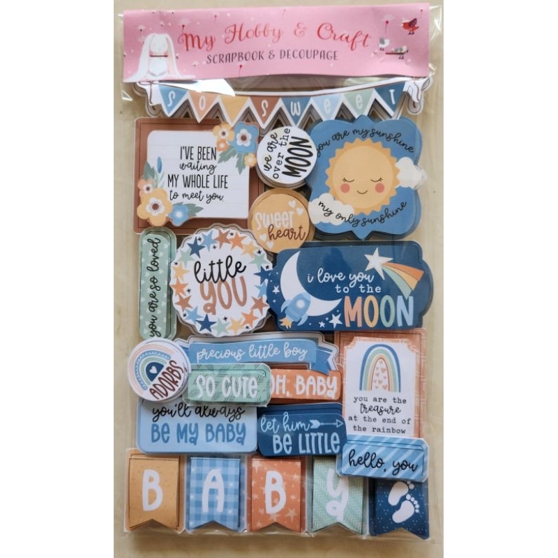 

Sticker 3d Scrapbook "Precious Little Boy