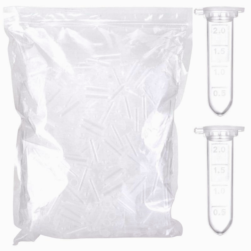 AHS - PCR Tube 500pcs Eppendorf Tube 2ml Centrifuge Tube Sample Cup