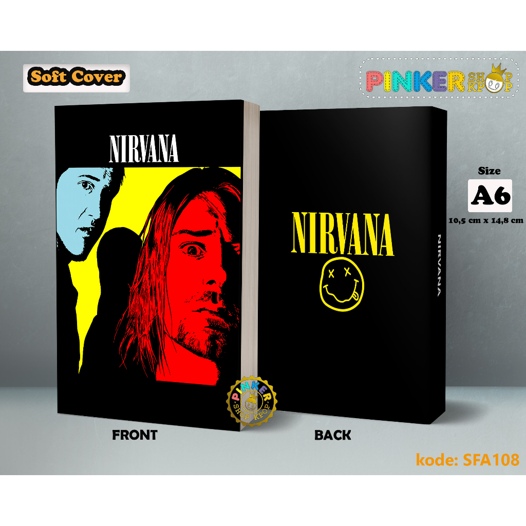 

(SFA108) Pocket Note Band Nirvana Softcover A6/A55 Buku Tulis catatan Notes Agenda Planner Jurnal