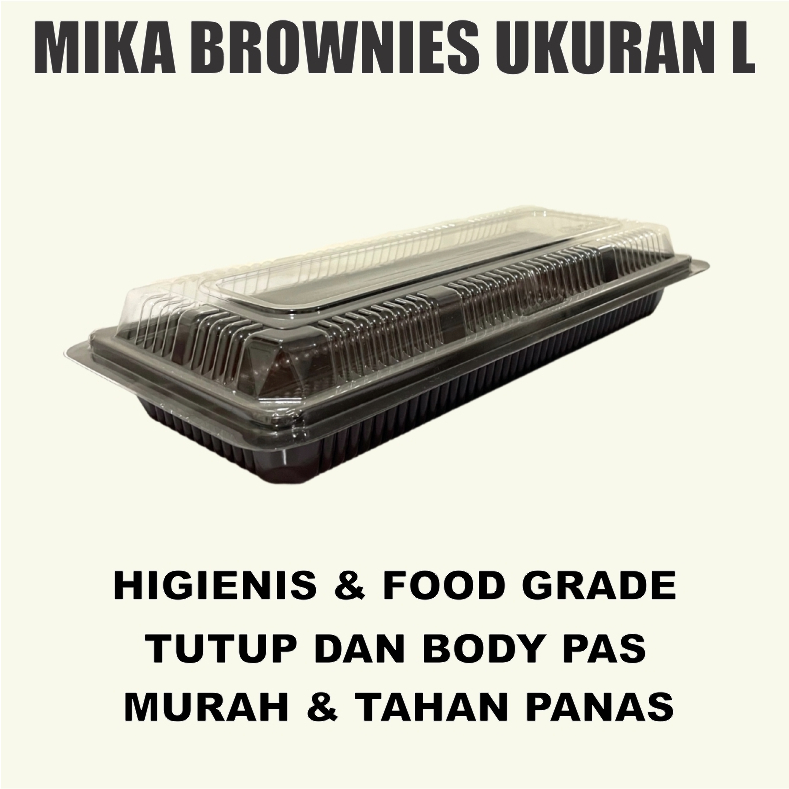 Mika Brownies S Kecil / Mika Brownis M Sedang / Mika Bronis L Besar Per Dus Mika Kue Bolu Jskrm