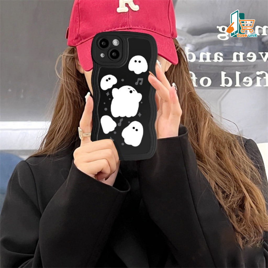 SS816 SOFTCASE CASE TPU GHOST CARTOON FOR REALME 3 6 C1 C2 5 5I 5S 8 8 PRO 8I 9I 9 4G 9 PRO PLUS 10 C11 C12 C25 C15 C17 7I C20 C21Y C25Y C30 C30S C31 C33 C35 NARZO 50A PRIME V23 5G C53 C55 C51 CS5629