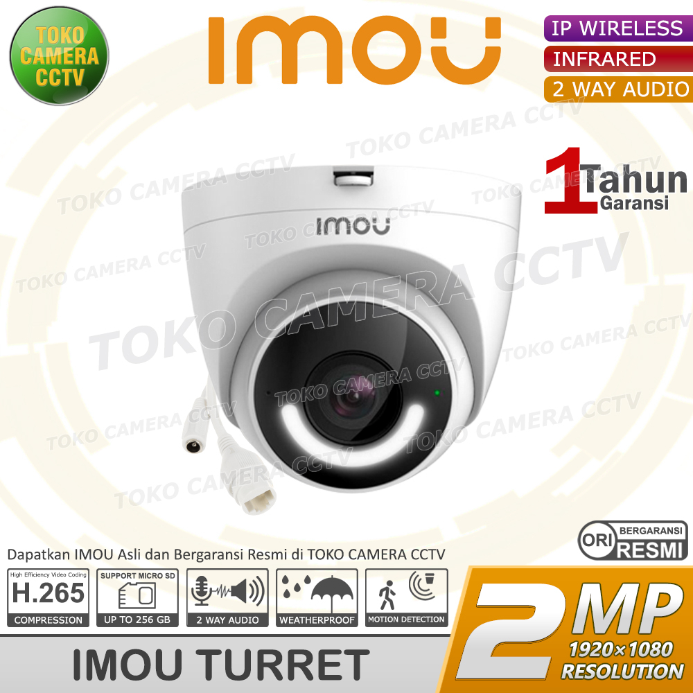 CCTV WIFI IMOU TURRET 2MP KAMERA IP CAMERA WIRELESS ALARM SIRENE