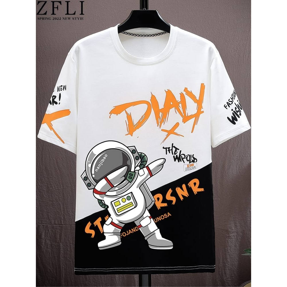 Kaos Pria Lengan Pendek Toonz Dabz Baju T-Shirt Urban Keren