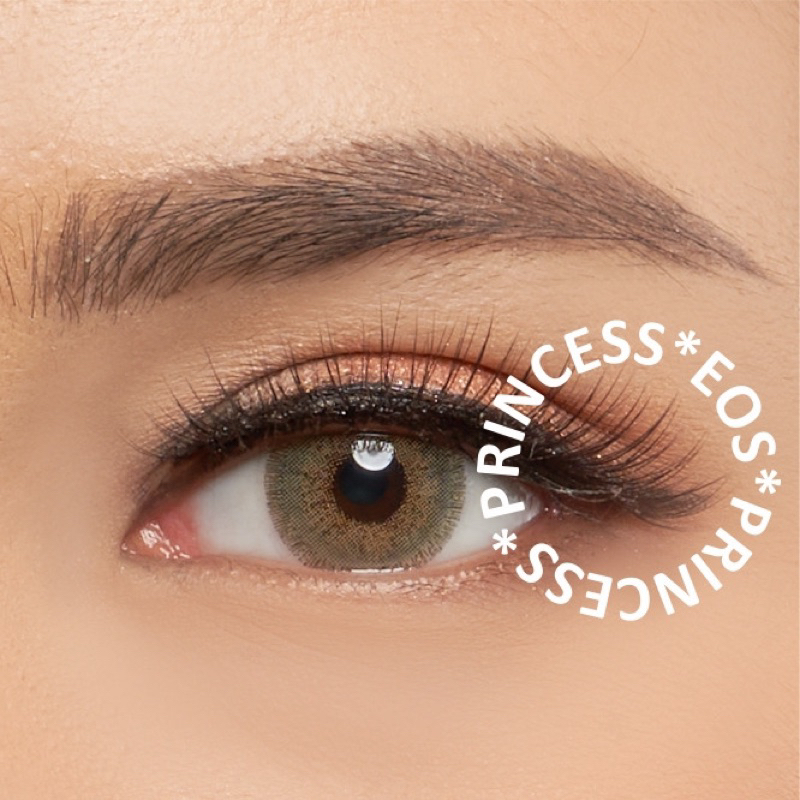 Softlens EOS Sole 3Tones Hazel / Brown / Coklat Normal Minus Beda Minus