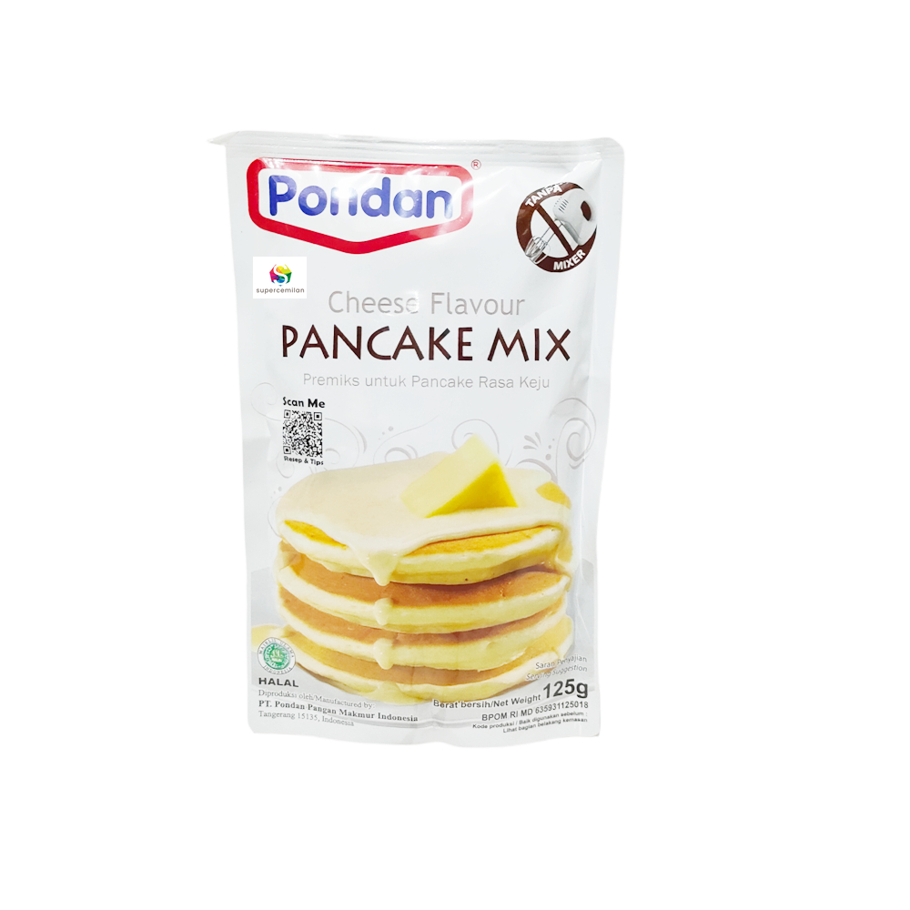 

Pondan Cheese Pancake Mix 125gr Premiks untuk Pancake Keju