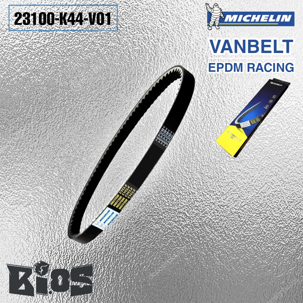 V BELT VAN BELT VANBELT V-BELT MICHELIN EPDM RACING UNTUK MOTOR HONDA BEAT VARIO SCOOPY GENIO SPACY PCX ADV TIPE K16 / K25 / K36 / K44 / K97 / KVY / KZR / KVB