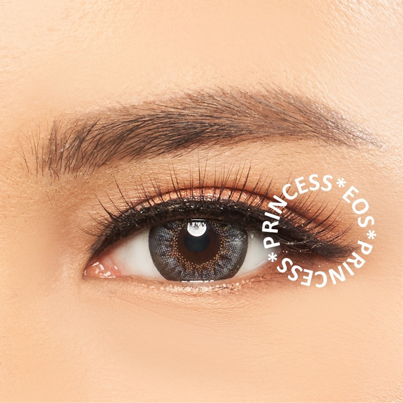 Softlens EOS Luna Brown / Gray / Grey / Black / Coklat / Abu / Hitam Normal Minus Beda Minus