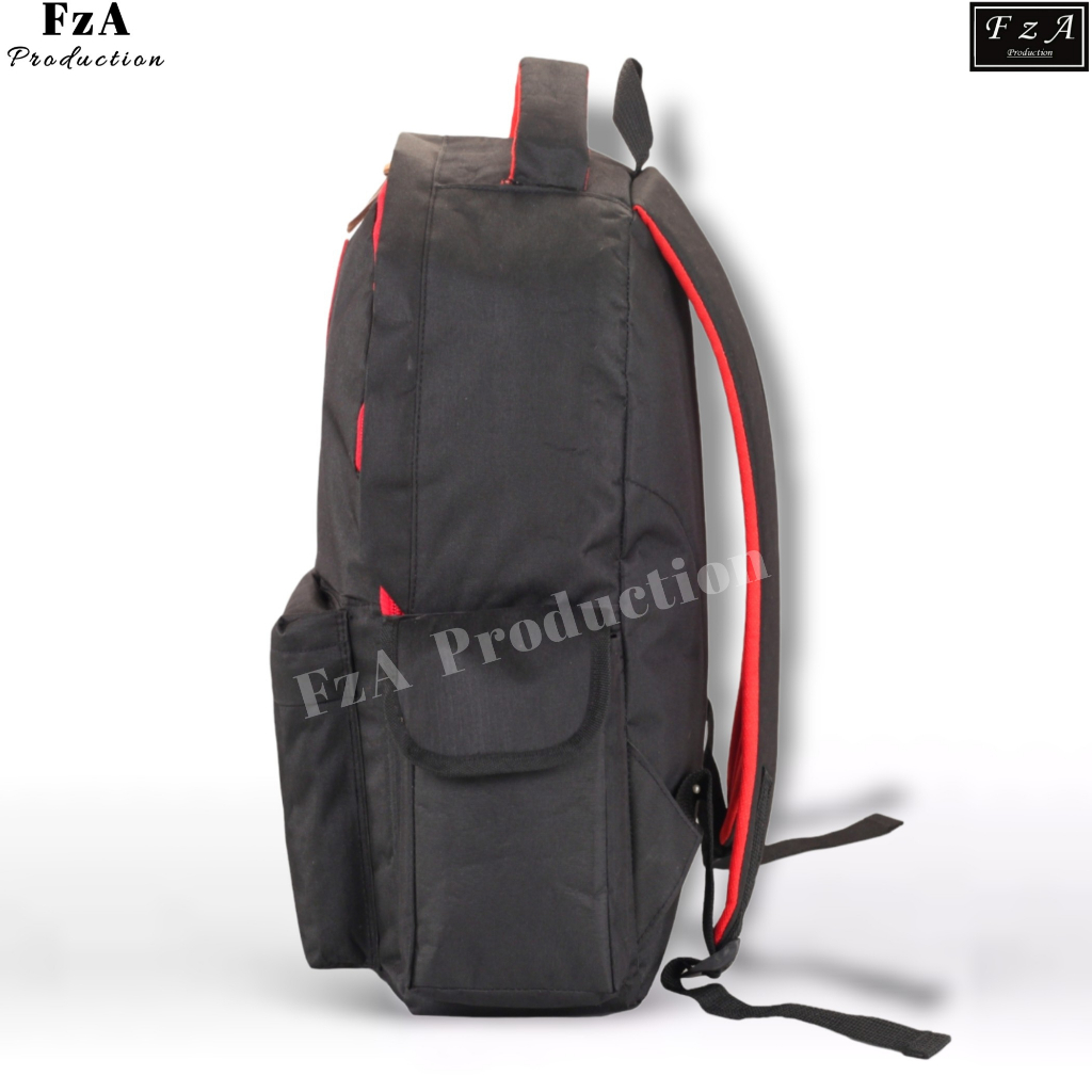 FzA Official -Tas Ransel anak laki laki - Tas Ransel Anak Sekolah - Tas Ransel Sekolah anak laki-laki anak perempuan Backpack Sekolah Anak [ High Quality ] - Black FREE Slingbag