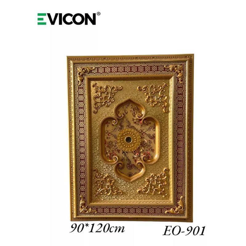 VICON Ornamen Lampu Plafon PVC Besar 90 x 120 cm / Lampu Ornamen Plafon Artistik Hiasan Bermotif Ceiling Ornament Model Bervariasi