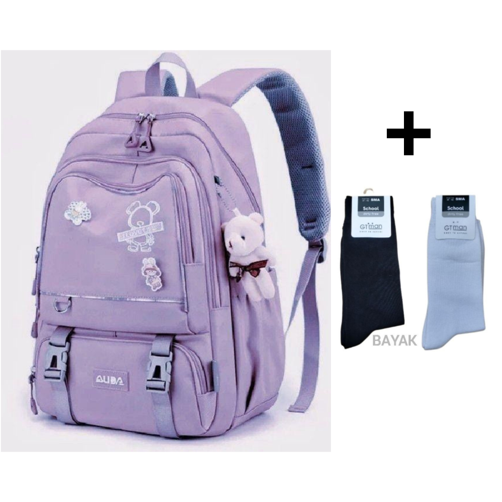 Tas Sekolah Anak Perempuan Tas Ransel Sekolah Wanita Import Tas Sekolah Cewek SD SMP SMA Tas Ransel Sekolah Anti Air