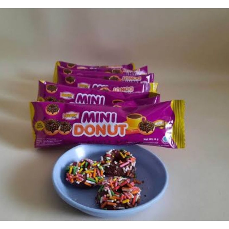 

Snack Mini Donut 1Renceng 10Pcs