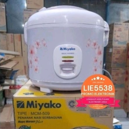 MIYAKO MCM-509 / MCM509 Rice Cooker 3in1 Magic Warmer Plus  (1,8 L) GARANSI RESMI