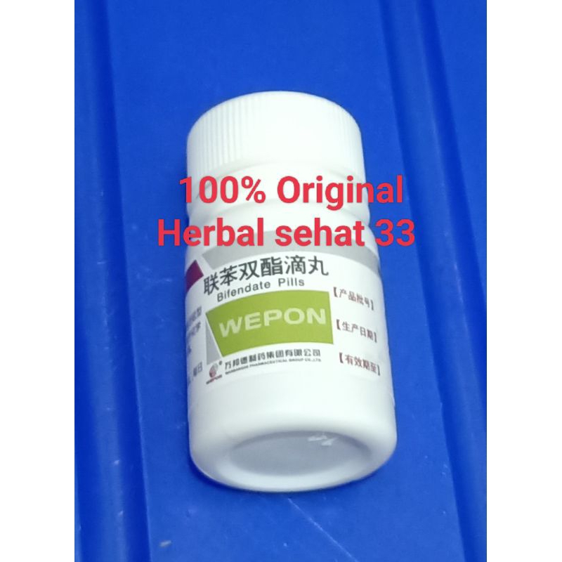 

wepon bifendate pills obat herbal fungsi hati