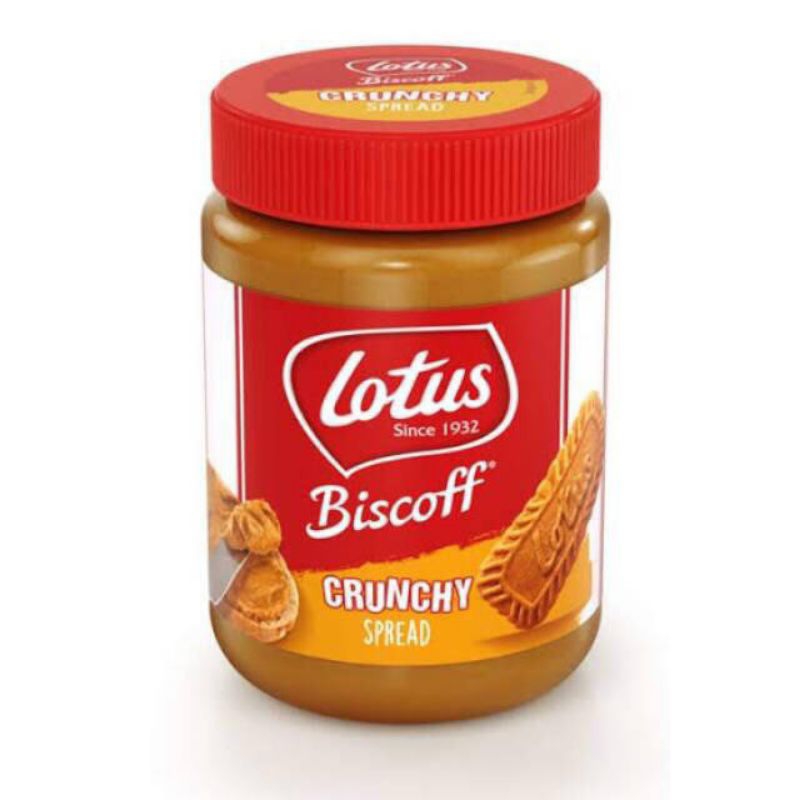 

Lotus Biscoff Crunchy Spread 380 gr Selai Biskuit Speculoos