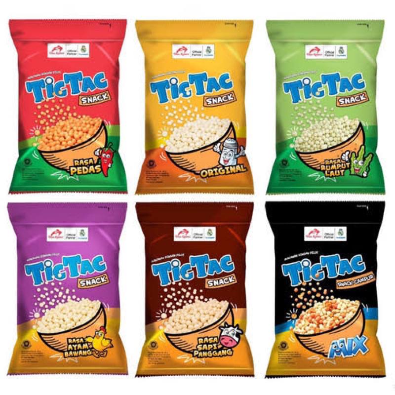 

Dua Kelinci Tic Tac Snack (80g) (5 Varian Rasa)