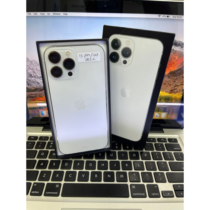 Iphone 13 Pro Max 128gb silver garansi ibox