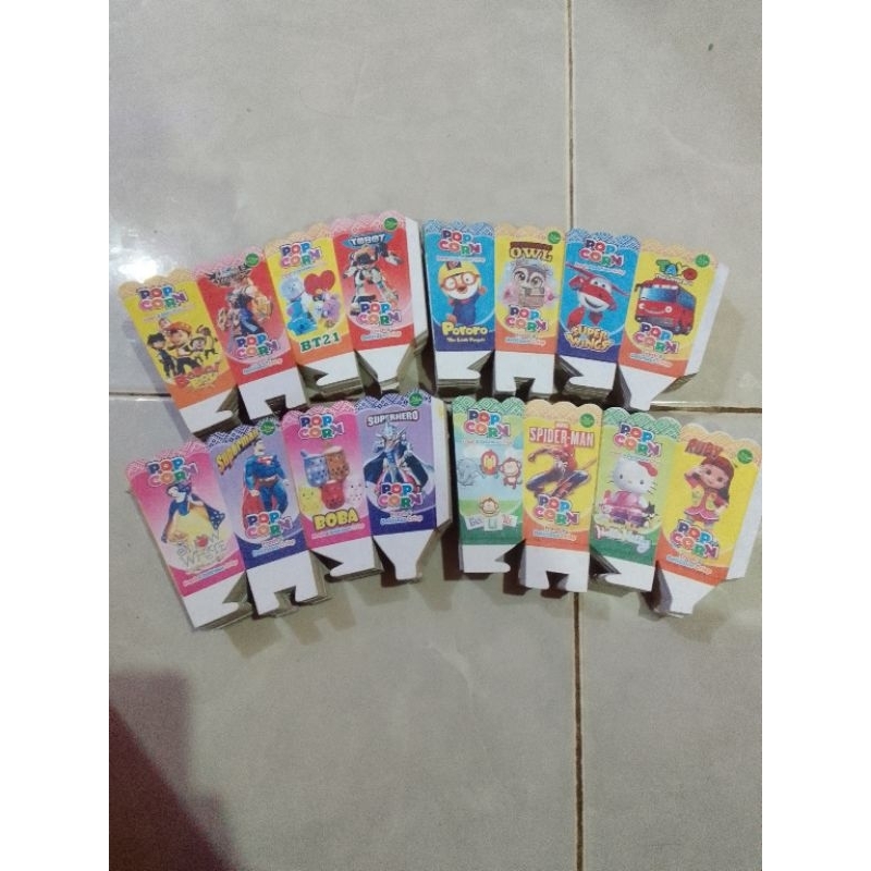 

kertas popcron/kotak kertas popcron UK 5x9