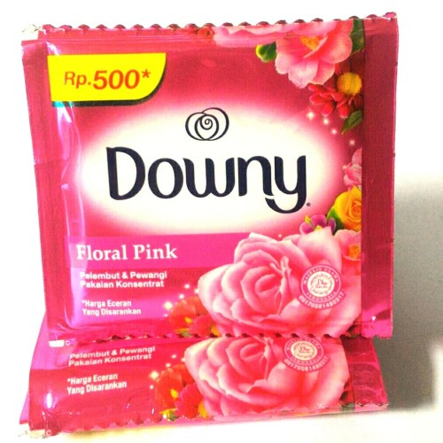 DOWNY FLORAL PINK SACHET 10 ML ISI 12 SACHET
