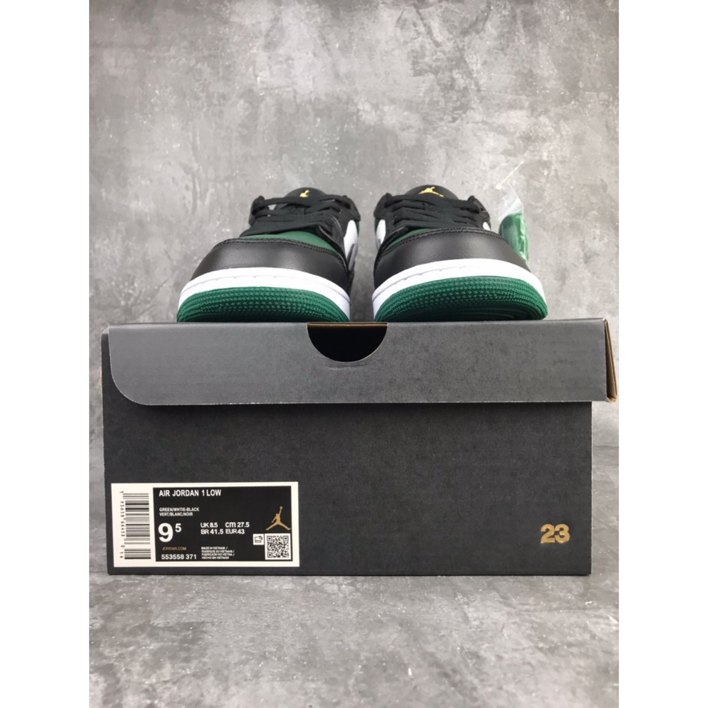 Air Jordan 1 Low Green toe, 100% Real Pic.