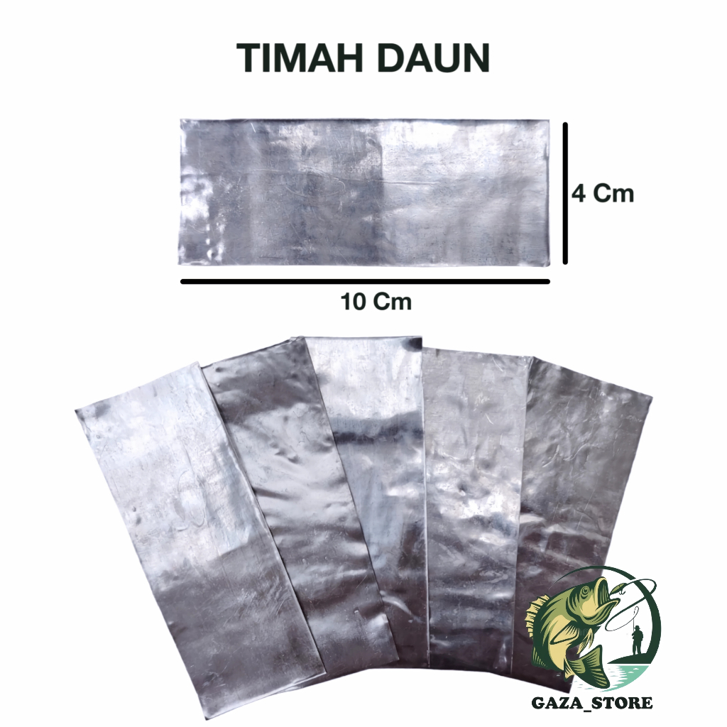 Timah Daun / Timah Lempeng Pancing