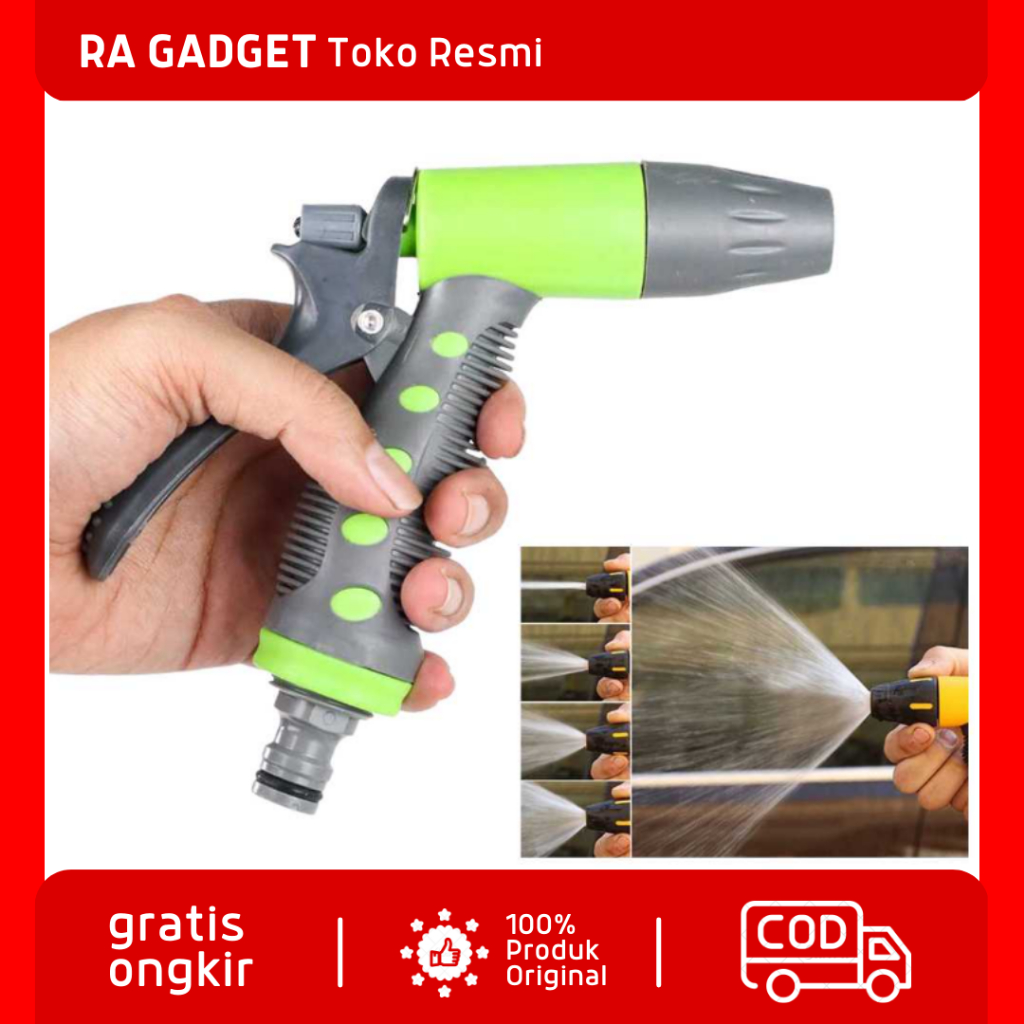 Nozzle Gun Semprotan Air Steam Cuci Mobil Nozzles Spray Water Gun / Alat Kepala Semprotan Semprot Ai