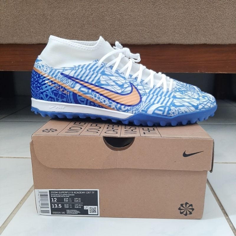Sepatu Futsal Olahraga Bola Nike Zoom Superfly 9 Academy CR7 TF Turf Original Shoes Soccer