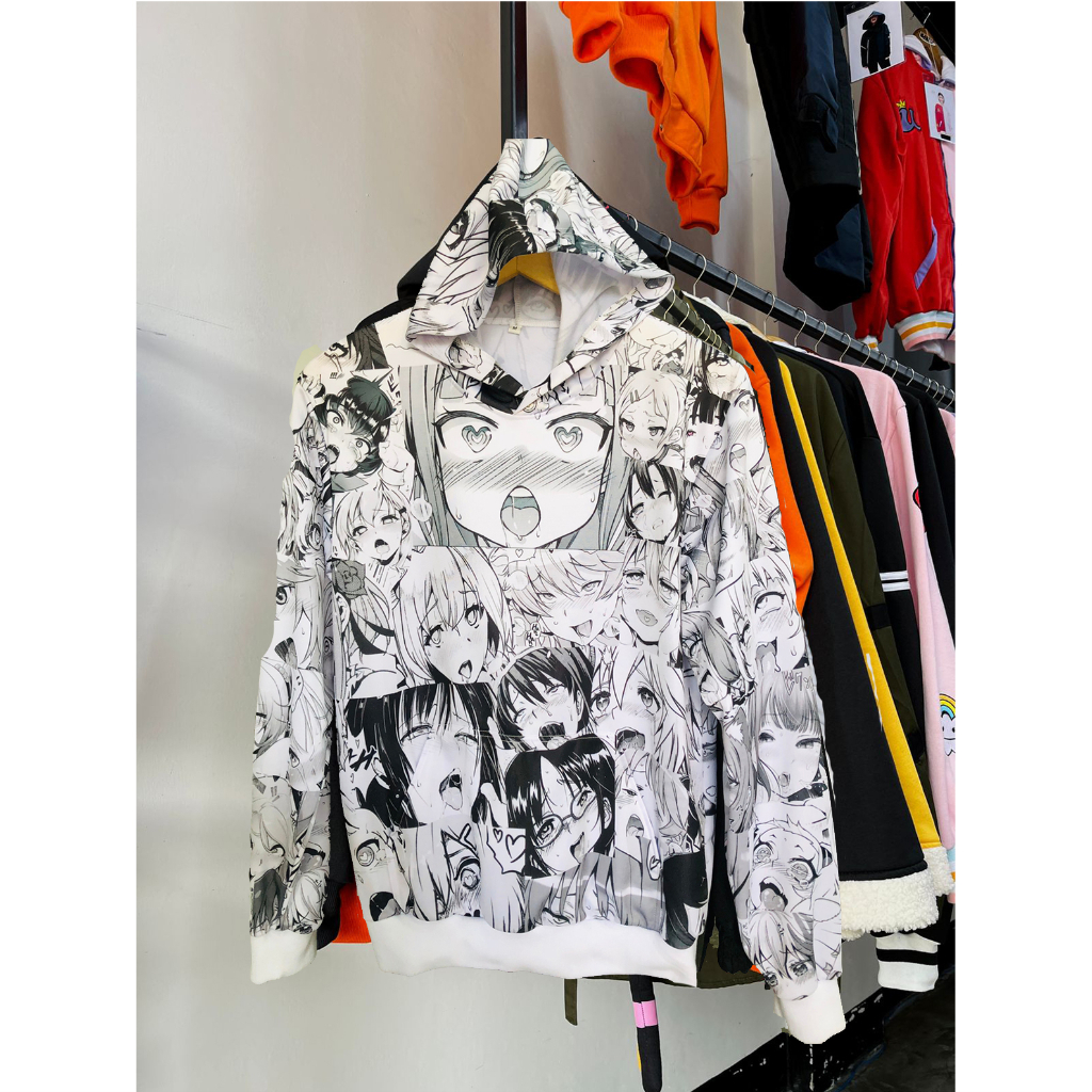 Kudou x Metro - Sweater Anime girl Face Fullprint White