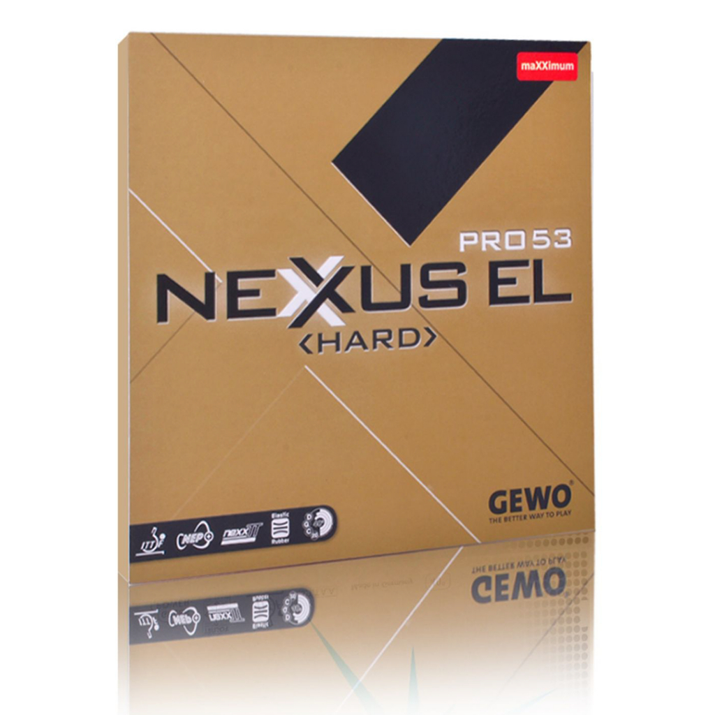 Gewo Nexxus EL Pro 53 - Karet Pingpong Tenis Meja GEWO Nexxus EL Pro 53 Hard Made in Germany Rubber
